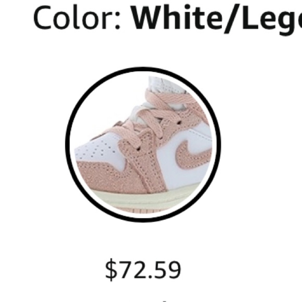 Pink and white baby Jordan’s - Picture 6 of 6